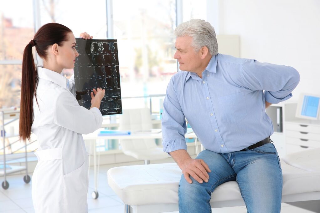 Osteochondrose der Brustwirbelsäule